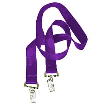 1 inch Double Ended Dye Sublimation Lanyards