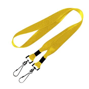 3/4 inch Double Ended Dye Sublimation Lanyards