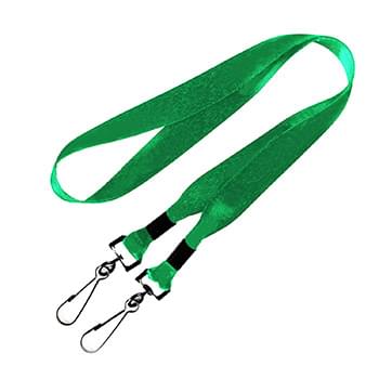 3/4 inch Double Ended Dye Sublimation Lanyards