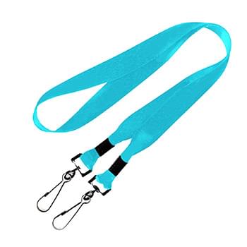 3/4 inch Double Ended Dye Sublimation Lanyards