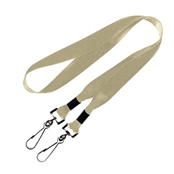 3/4 inch Double Ended Dye Sublimation Lanyards