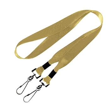 3/4 inch Double Ended Dye Sublimation Lanyards