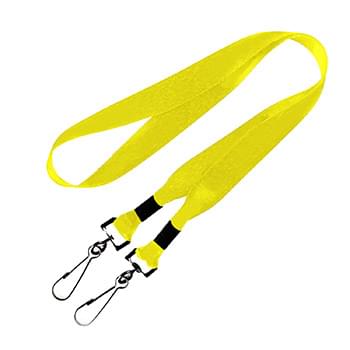 3/4 inch Double Ended Dye Sublimation Lanyards