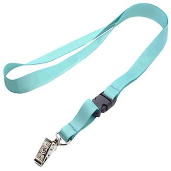 1/2 inch Polyester Full Color Lanyards w/ Buckle Release