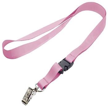 1/2 inch Polyester Full Color Lanyards w/ Buckle Release