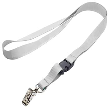 1/2 inch Polyester Full Color Lanyards w/ Buckle Release