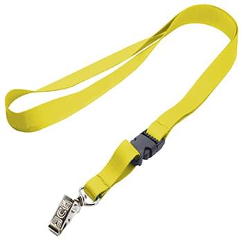 1/2 inch Polyester Full Color Lanyards w/ Buckle Release