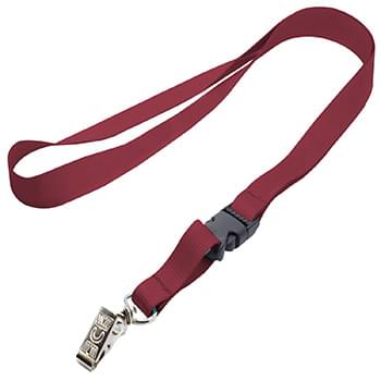 3/4 inch Polyester Full Color Lanyards w/ Buckle Release