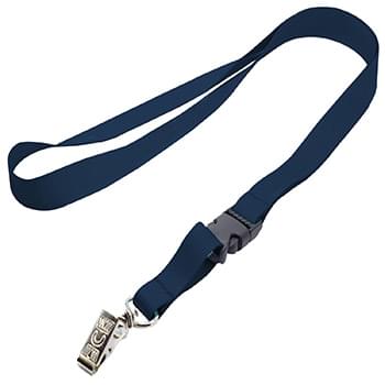 3/4 inch Polyester Full Color Lanyards w/ Buckle Release