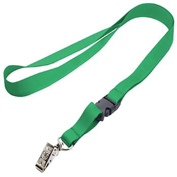 3/4 inch Polyester Full Color Lanyards w/ Buckle Release