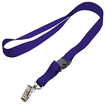 5/8 inch Polyester Full Color Lanyards w/ Buckle Release