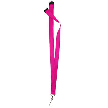 1/2 inch Polyester Full Color Lanyards w/ Safety Breakaway