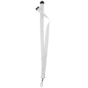 1/2 inch Polyester Full Color Lanyards w/ Safety Breakaway