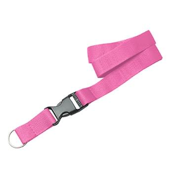 1/2 inch Polyester Lanyards w/ Buckle Release