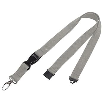 1/2 inch Polyester Lanyards w/ Buckle Release and Safety Breakaway