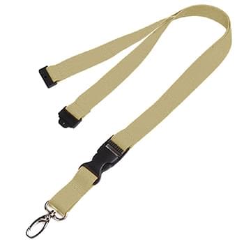 5/8 inch Polyester Lanyards w/ Buckle Release and Safety Breakaway