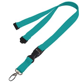 5/8 inch Polyester Lanyards w/ Buckle Release and Safety Breakaway