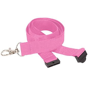 3/4 inch Polyester Lanyards w/ Safety Breakaway