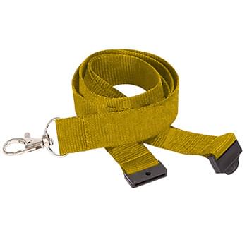 3/4 inch Polyester Lanyards w/ Safety Breakaway