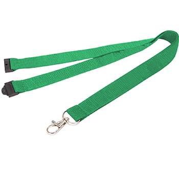 5/8 inch Polyester Lanyards w/ Safety Breakaway