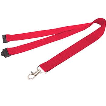 5/8 inch Polyester Lanyards w/ Safety Breakaway