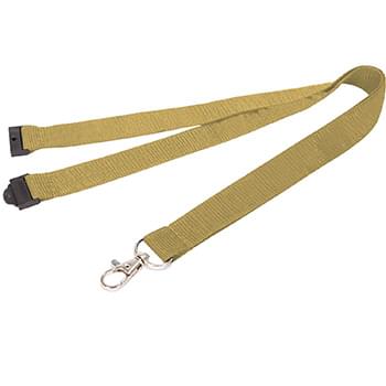 5/8 inch Polyester Lanyards w/ Safety Breakaway