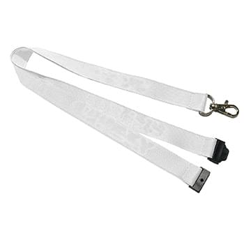 1 inch Woven Lanyards w/ Safety Breakaway