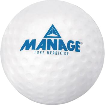 Golf Ball Stress Reliever - Squeezable foam.