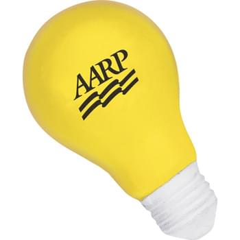 Light Bulb Stress Reliever - Squeezable foam.