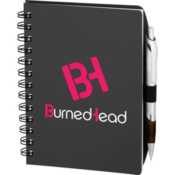 The Coordinator Notebook - Spiral notebook includes 100 ruled pages. Elastic pen loop.
