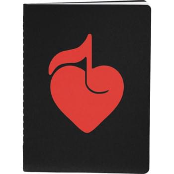 Recycled Pocket Notebook - Notebook features recycled cover and pages. Includes 30 ruled pages.