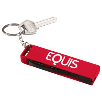 3-in-1 USB Hub Key Chain - CLOSEOUT! Please call to confirm inventory available prior to placing your order!<br />3-port USB 2.0 hub with a key ring. Compatible with any USB port.