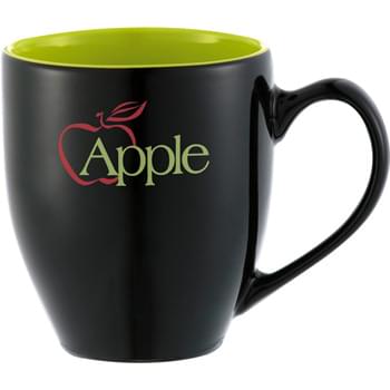 Zapata 15-oz. Mug - Electric - Large handle mug with interior color accent.