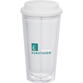 Kuta 16-oz. Tumbler - Double-wall construction. Twist-on lid with drink opening.