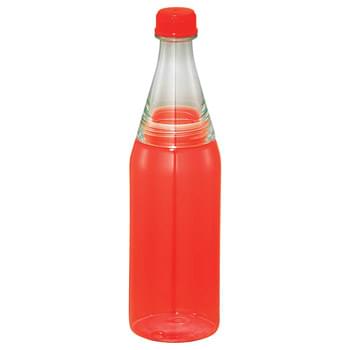 Retro 25-oz. Tritan Bottle - CLOSEOUT! Please call to confirm inventory available prior to placing your order!<br />Single-wall construction. Sports bottle with dual opening lid for easy cleaning. Hand wash only. Follow any included care guidelines.