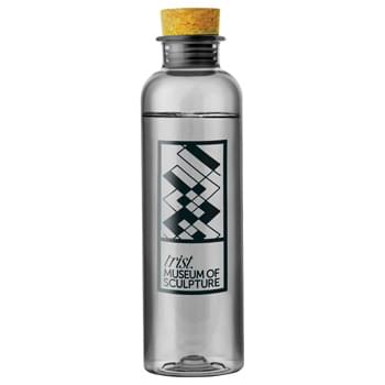 Cork 22-oz. Tritan™ Sports Bottle - Single-wall construction. Push-on, cork lid. Hand wash only. Follow any included care guidelines.