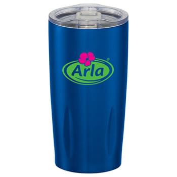 Rocky 20-oz. Vacuum Tumbler - Double-wall construction, vacuum insulated. Press-on lid with slider closure for easy use. Keeps drinks hot for 5 hours and cold for 15 hours. Hand wash only. Follow any included care guidelines.