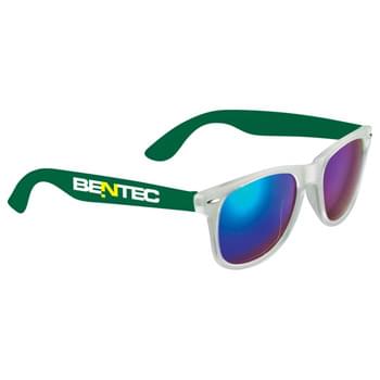 Sun Ray Sunglasses - Mirror - Classic folding eyewear with different colors of UV400 protective mirrored lenses.