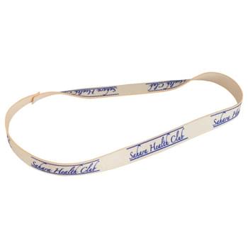 Full Color Head Band - 18"L x 1"W - Fully sublimation-dyed headband. 1-inch width. Elastic stretch polyester. Packed in standard bundles of 50. Made in USA. FOB ZIP: RI, 02920