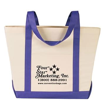 Boat Tote Bags with Outside Pocket